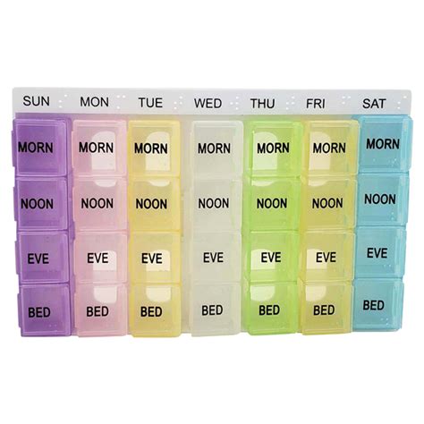 Katelle Health A Day Weekly Pill Organizer Ct Shipt