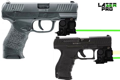 Green Laser And Led Light For Walther Ccp M2 P99 As P99c Ppx Pk380 P22 Pps W Rail 729440245146 Ebay