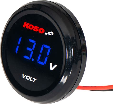 Koso KOSO COIN VOLTMETER DIGITAL BLAU DISPLAY