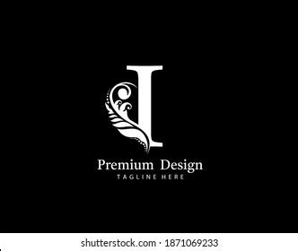 Initial Letter Luxury Beauty Flourishes Ornament Stock Vector Royalty