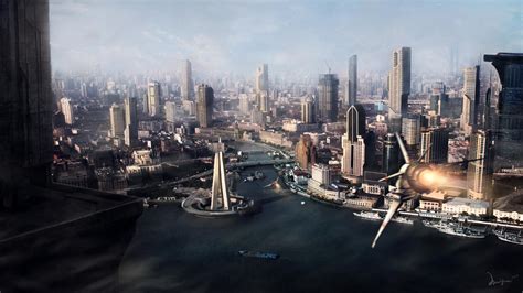 Future City by 3yen on DeviantArt