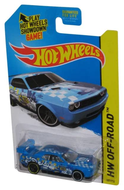 HOT WHEELS HW Hors Piste Bleu Dodge Challenger Voiture De Drift EUR PicClick FR