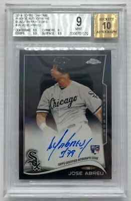 Topps Chrome Jose Abreu Black Refractor Rookie Auto Rc