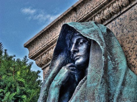 Grief Detail Detail Of Grief Statue 1891 By Augustus Flickr