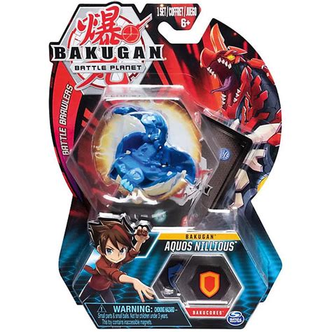 Spin Master Bakugan 6045148 Бакуган фигурка трансформер Aquos Nillious