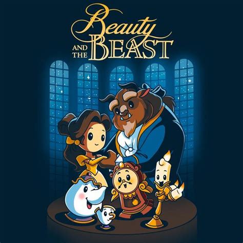 Official Disney Beauty and the Beast Characters T-Shirt