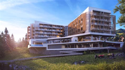 Premier Resort Hotel. Bukovel, Ukraine. CGI :: Behance