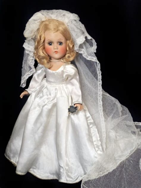 Amazing 1943 Composition Wendy Bride Madame Alexander Doll 14 Ebay