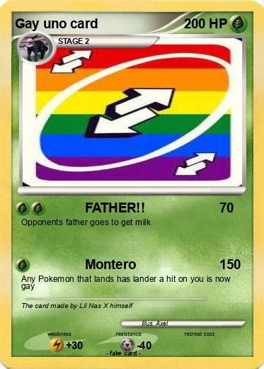 Pok Mon Gay Uno Card Father My Pokemon Card