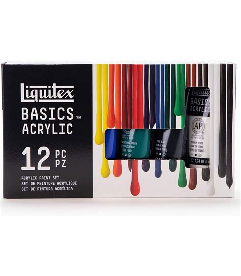 Set Pintura Acrilica Liquitex Basics Tubos