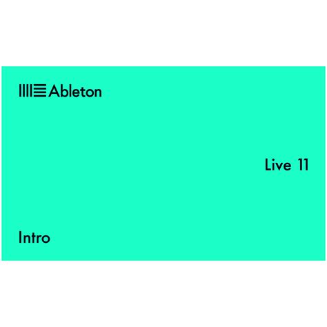 Ableton Live 11 Intro Download « DAW-Software