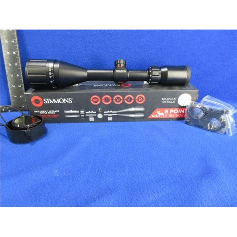 Simmons 8 Point 1 6 18x50 Scope Appears New