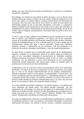 Rese A Migraci N Cultura Identidad Pdf