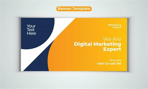 Digital Marketing Agency Business Banner Design Vector Template