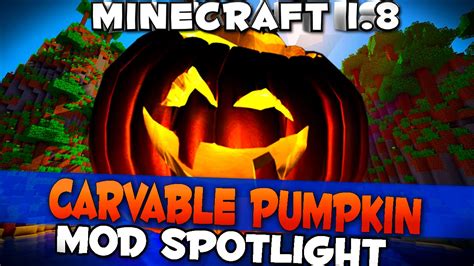 Minecraft Carvable Pumpkins Mod Spotlight Youtube