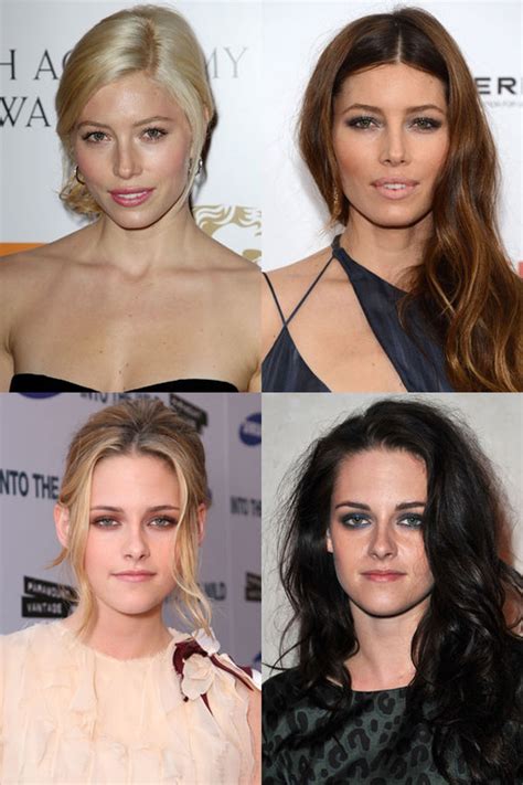 Ook De Celebs Kunnen Niet Kiezen Blondine Of Brunette