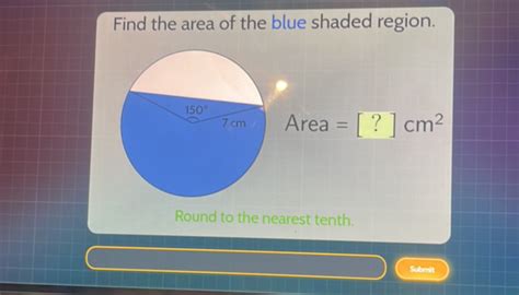 Find The Area Of The Blue Shaded Region Studyx