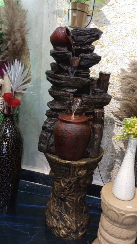 Fiberglass Brown Indoor Water Fountains At Rs In Agra Id