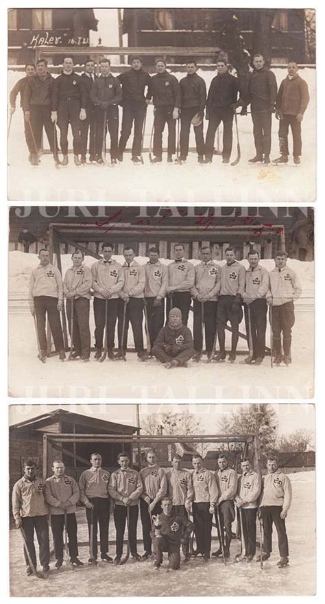 Estonia Bandy Teams - jääpall & jéglabda - 1915 - 1921 | HockeyGods