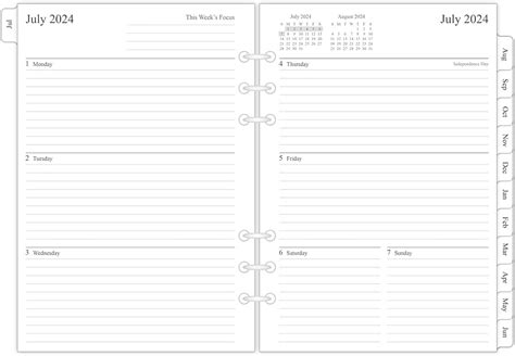 2025 Printable Calendar Free Full Page A Day Planner Alla Lucita