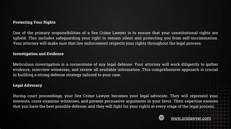 Ppt Understanding The Role Of A Sex Crime Lawyer Your Guide To Legal