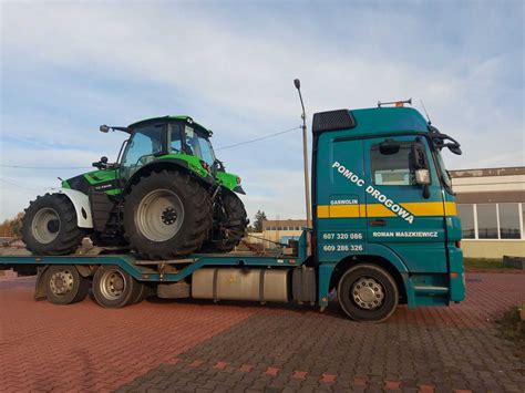 Transport Maszyn Rolniczych I Budowlanych Kombajn W Niskopodwoziowy