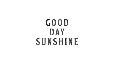 The Beatles Good Day Sunshine Youtube