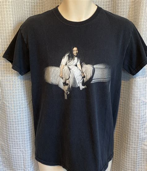 2019 Billie Eilish World Tour Concert T Shirt Black M Gem