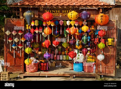 Lampions Et Lanternes De Papier Chinois Magasin à Hoi An Vietnam