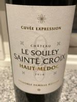 Château le Souley Sainte Croix Cuvée Expression Haut Médoc Vivino US