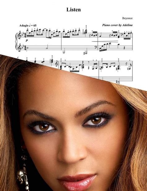 "Listen" - Beyonce - Piano Sheet Music