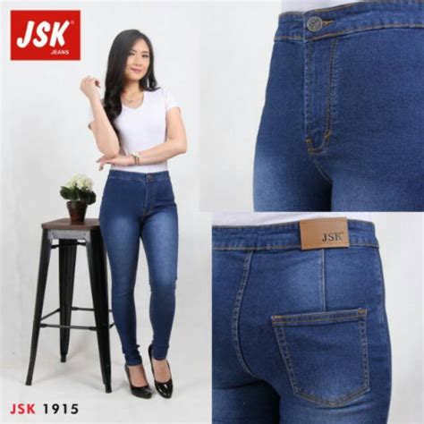 Jual Jsk Jeans Highwaist Skinny Jeans Wanita Celana Panjang High Rise