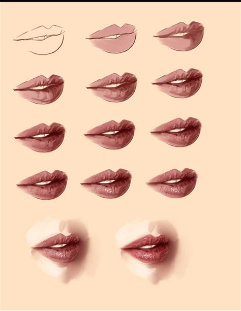 realistic lips tutorial by ryky on DeviantArt