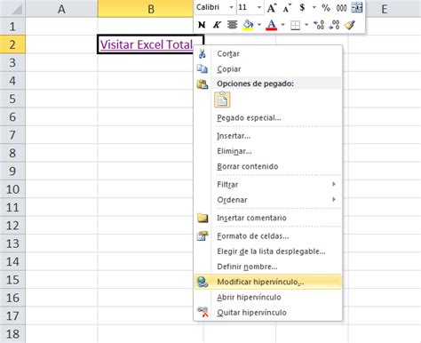 Hiperv Nculos En Excel Excel Total