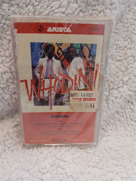 Whodini Self Titled Cassette Tape 1983 Arista JCB 8287 Vintage 80 S Rap