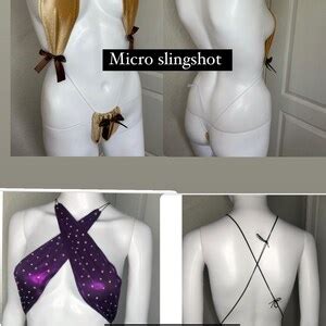 Mummy Slingshot Bikini Stripper Outfits Exotic Dancewear Set Exotic