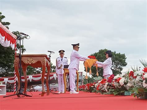 HUT RI Ke 78 Pj Bupati Morotai Bertindak Sebagai Inspektur Upacara