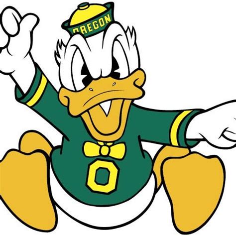 Oregon Ducks Donald Logo Sticker Vinyl Decal 10 Sizes Etsy