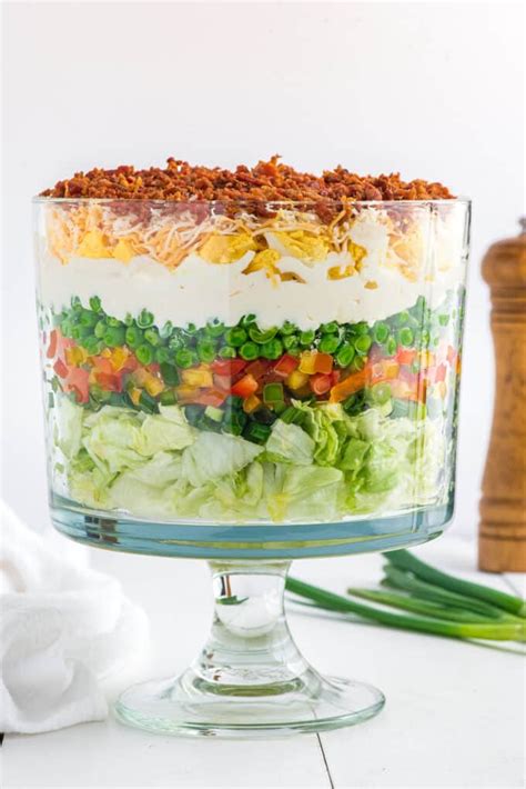 Classic 7 Layer Salad Deliciously Sprinkled