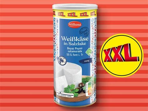 Milbona K Se In Salzlake Xxl Kg Von Lidl Ansehen