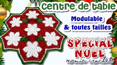 Comment Faire Un Centre Ou Chemin De Table Pour Noel Au Crochet Tuto