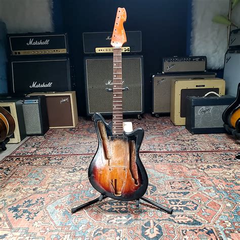 Goya Panther Husk 1960 S Sunburst Reverb