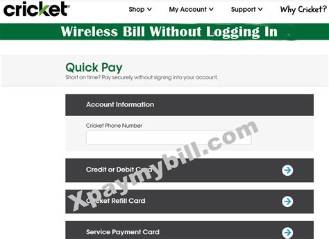 Pay Your Cricket Wireless Bill At Walmart A Complete Guide