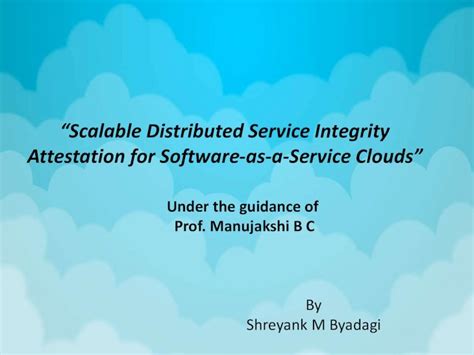 Pdf Scalable Distributed Service Integrity For Saas Dokumen Tips