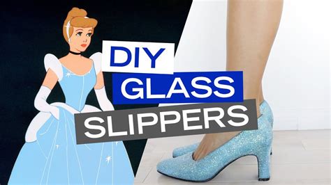 Cinderella Inspired Diy Glass Slippers Youtube