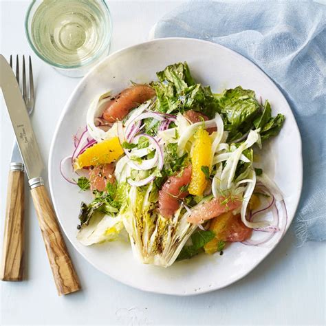 Grilled Escarole Salad With Citrus Recipes Ww Usa