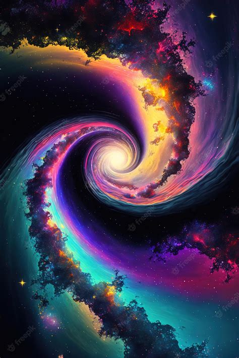 Premium Photo Vortex In Space Background