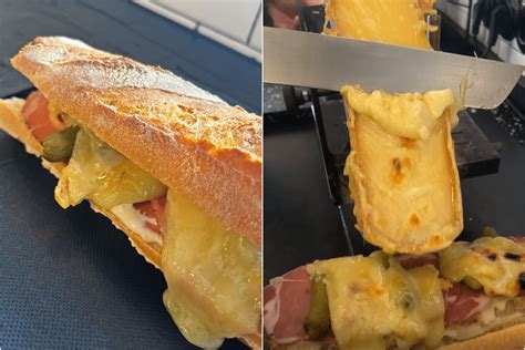 De D Licieux Sandwichs La Raclette Dans Le Centre De Bruxelles