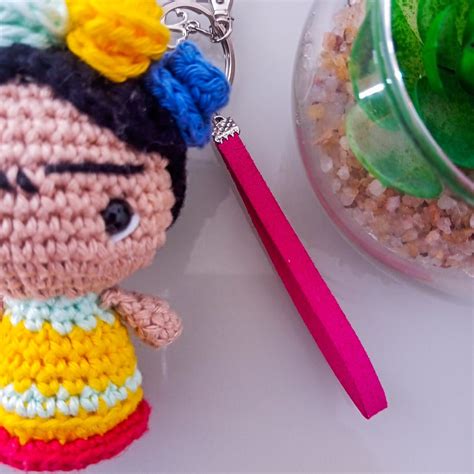 Chaveiro Frida Khalo Amigurumi De Croch Elo