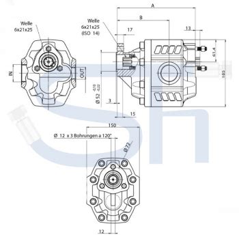 Schmid Hydraulik Gmbh Omfb Guss Au Enzahnradmehrfachpumpe Ccm